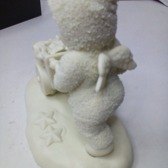 Department 56 Snowbabies There's Another One Figurine Christmas Wheelbarrow - Picture 7 of 13